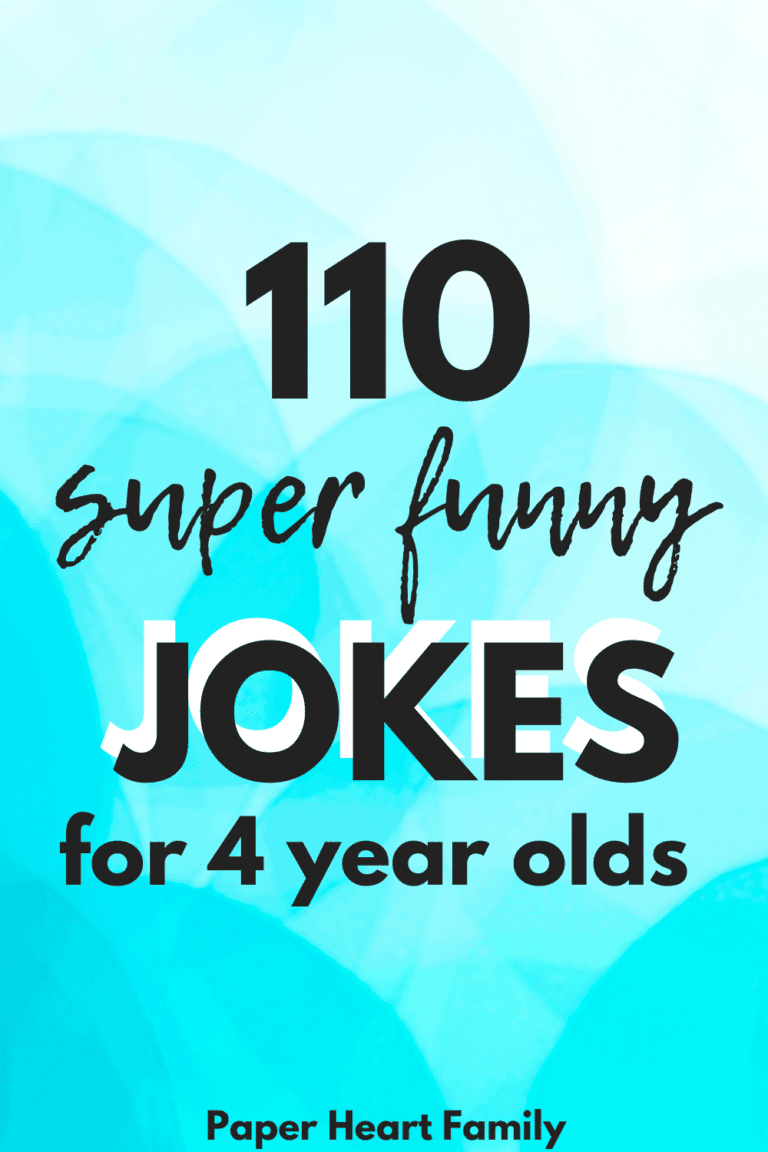 110 Hilarious And Easy Jokes For 4 Year Olds