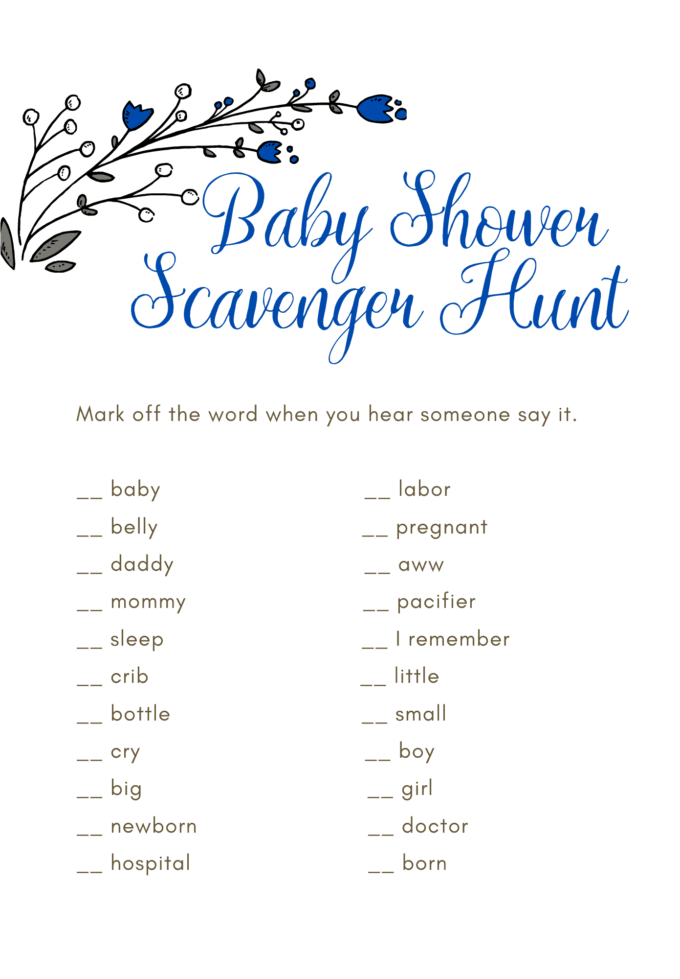 5 Baby Shower Scavenger Hunts Guests Will Love 5 Baby Shower Scavenger Hunts Guests Will Love