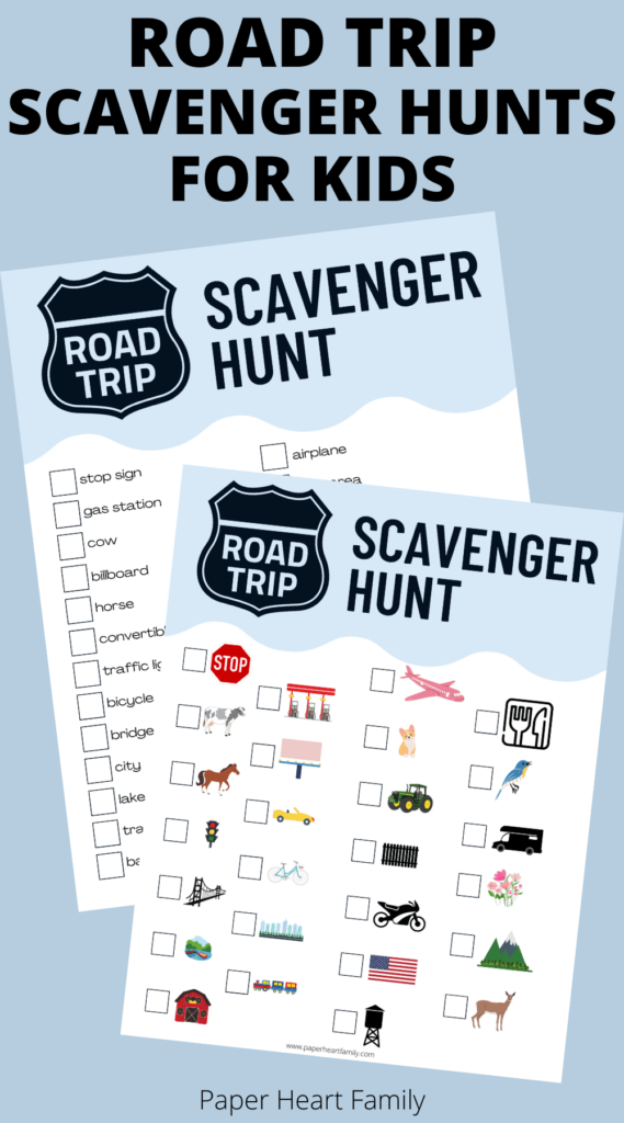 Road Trip Scavenger Hunt