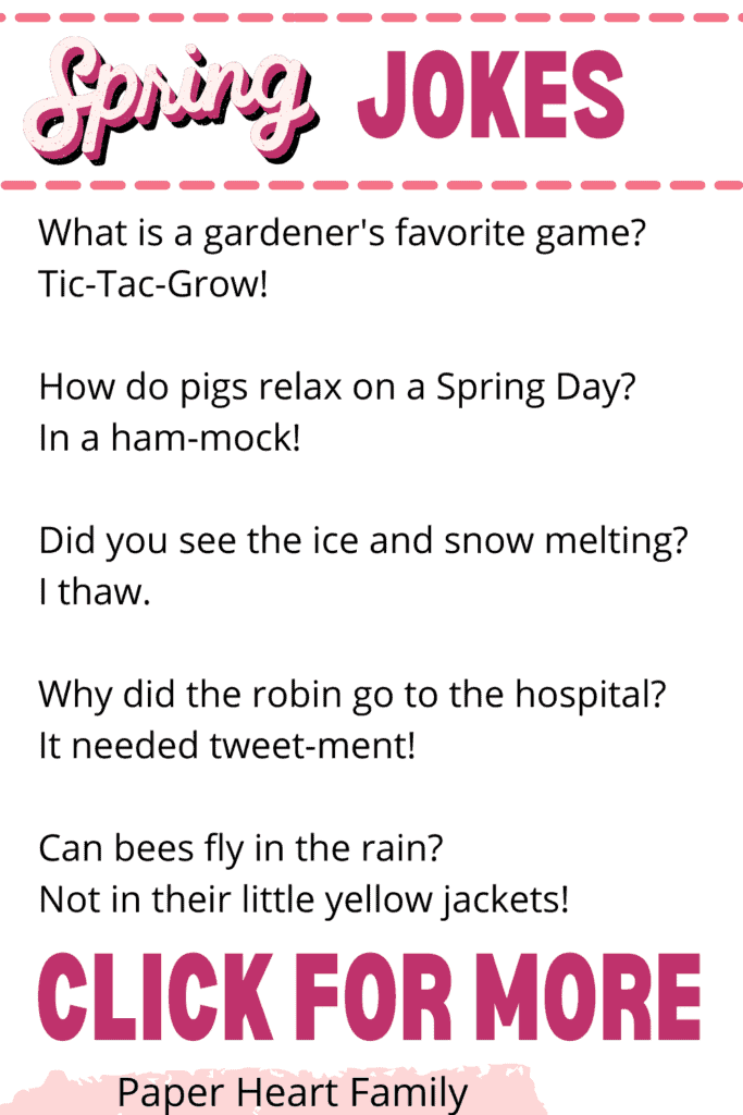 Spring Jokes For Kids