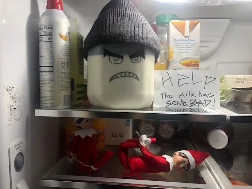 Elf on the Shelf Milk Has Gone Bad