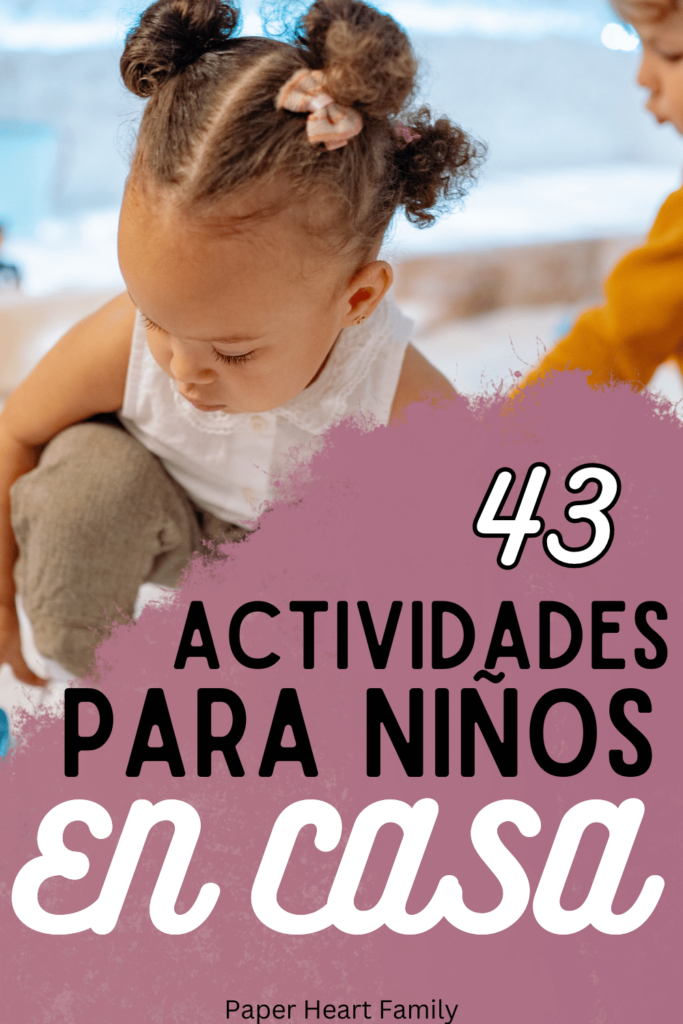 Actividades En Casa Para Niños