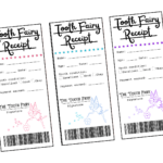 Free Printable Tooth Fairy Receipt (For Boy Or Girl!)