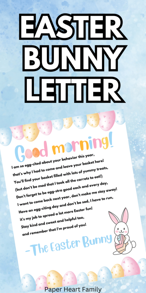 4 Free Printable Easter Bunny Letters