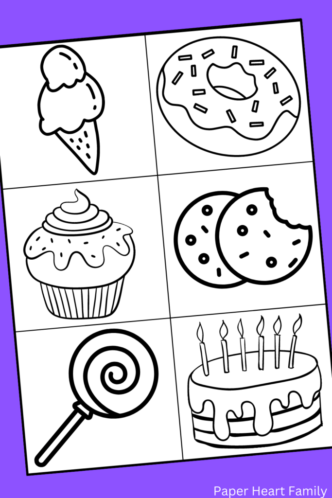 Cute Desserts Drawings