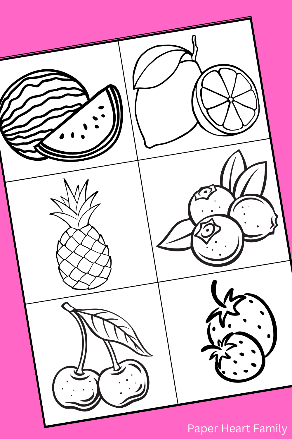Fruit Drawing Ideas For Kids