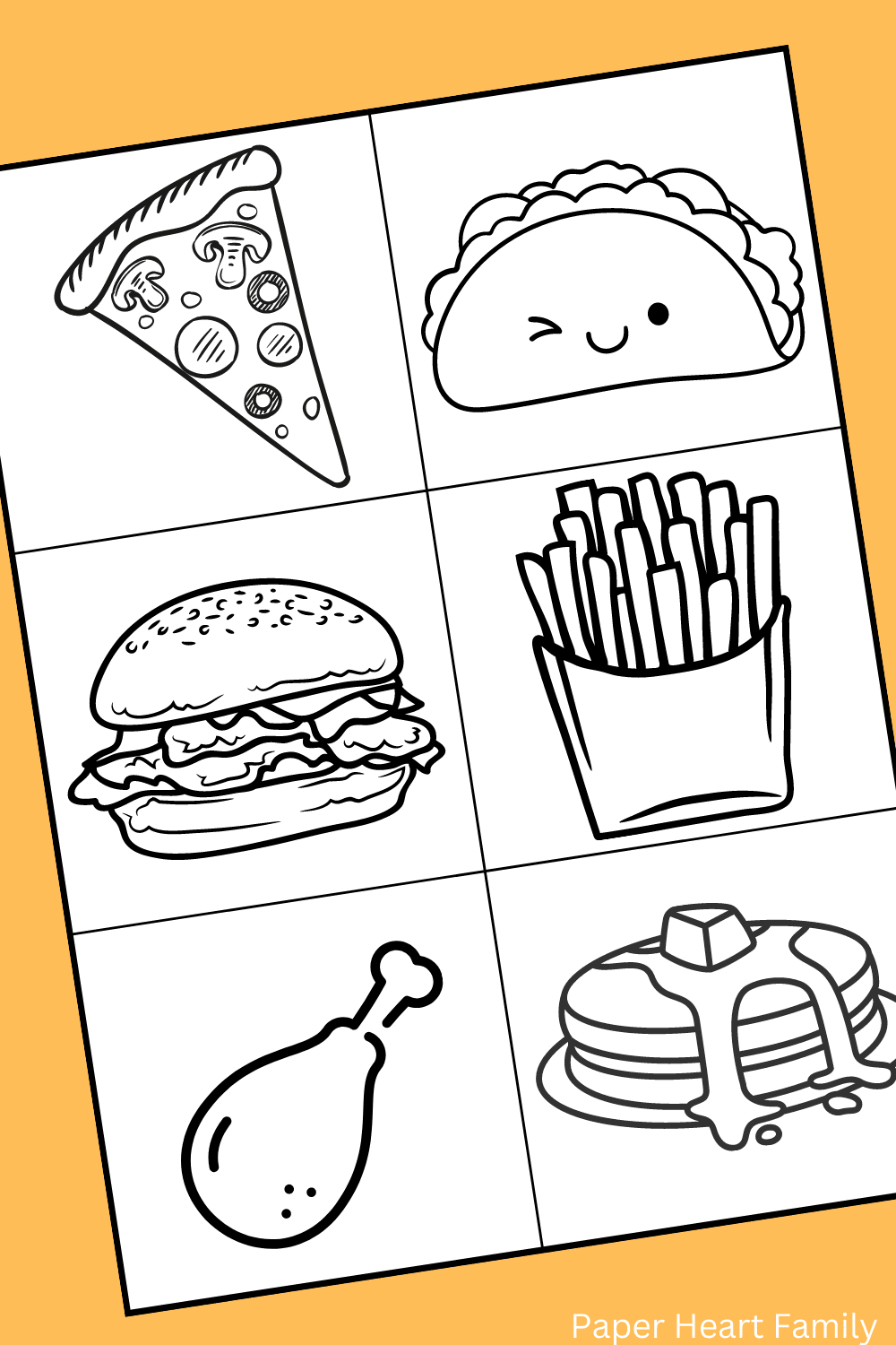 Easy Food Drawing Ideas