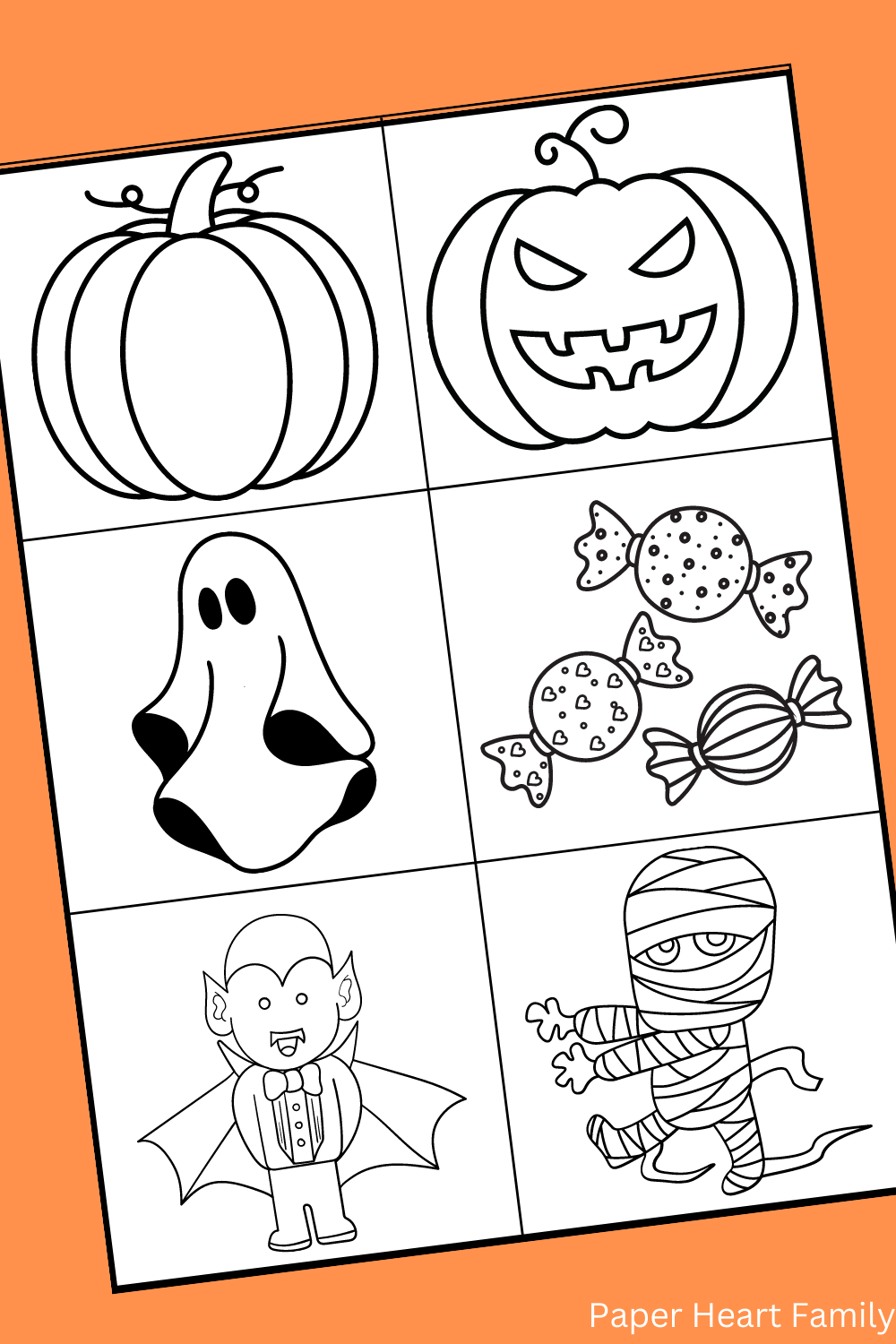 Kid's Halloween Drawing Prompts