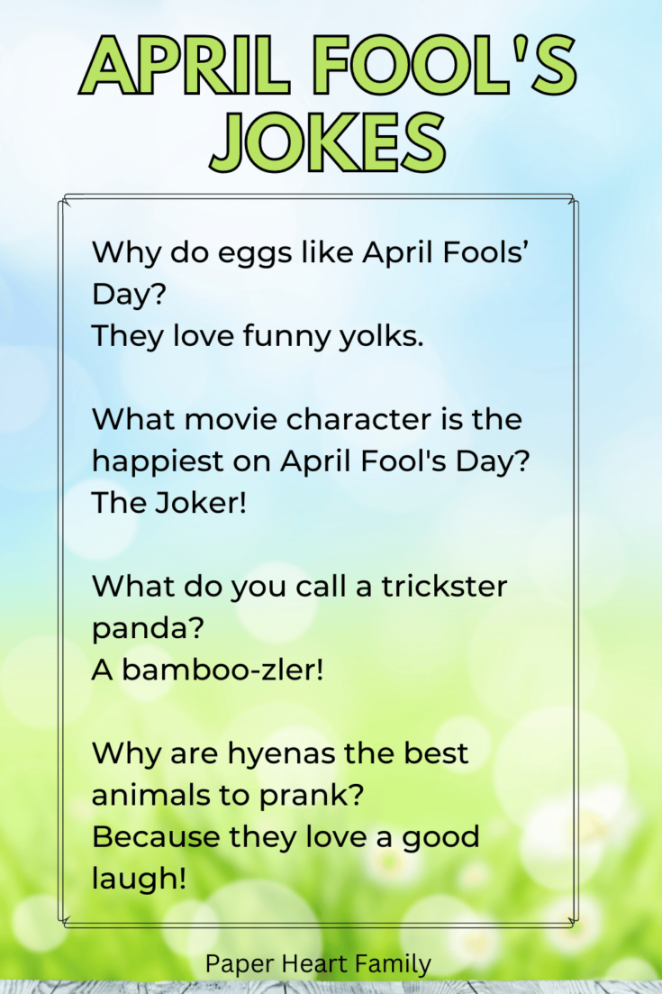 70 super fun april jokes for kids