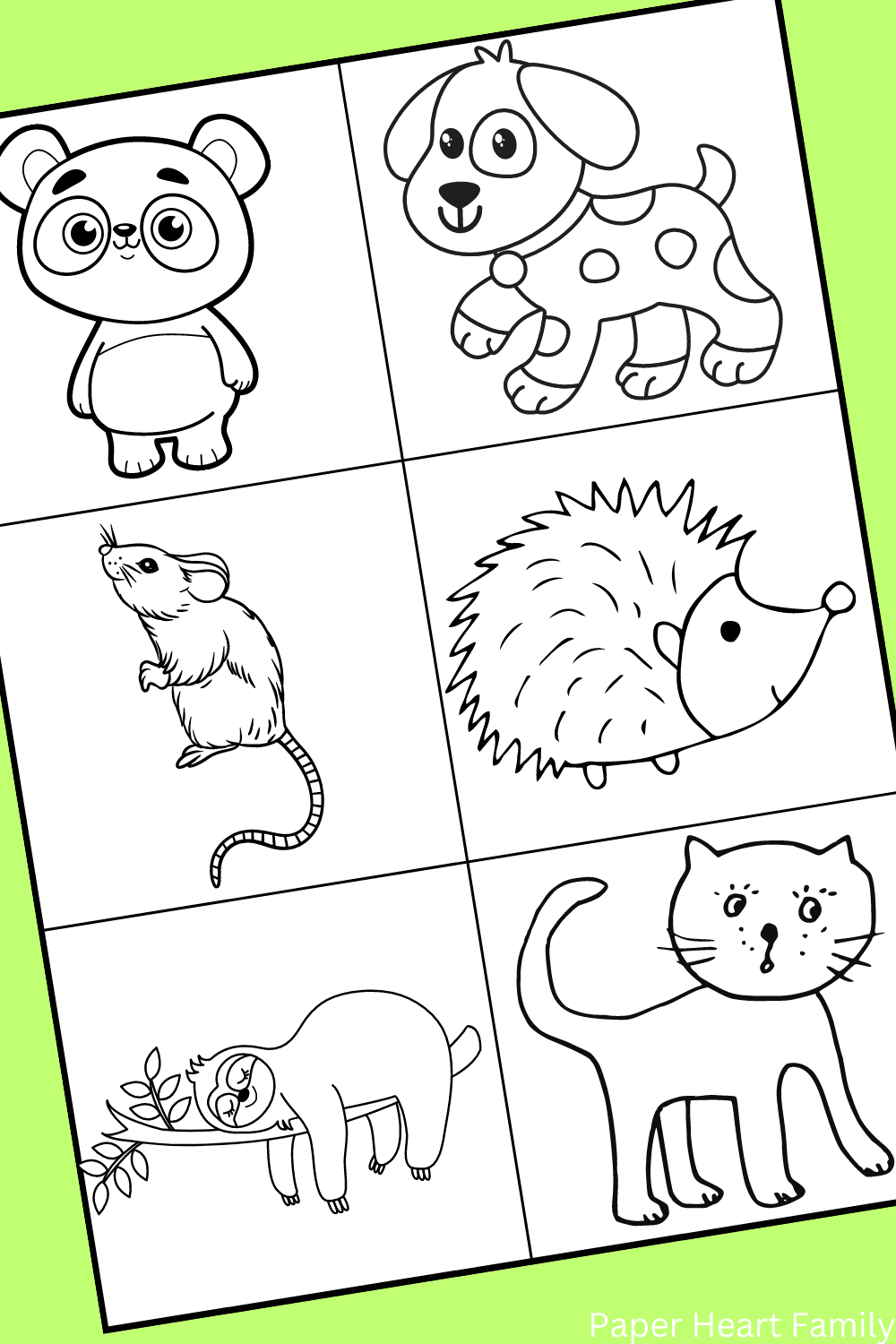 Animal Drawing Ideas For Kids