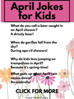 April Jokes For Kids
