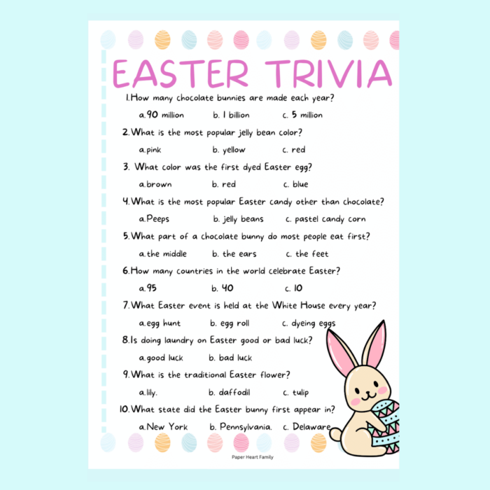 Printable Easter Games