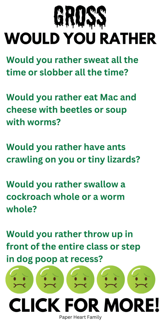 255 Super Funny Would You Rather Questions For Kids