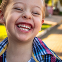 kid laughing poster cover image