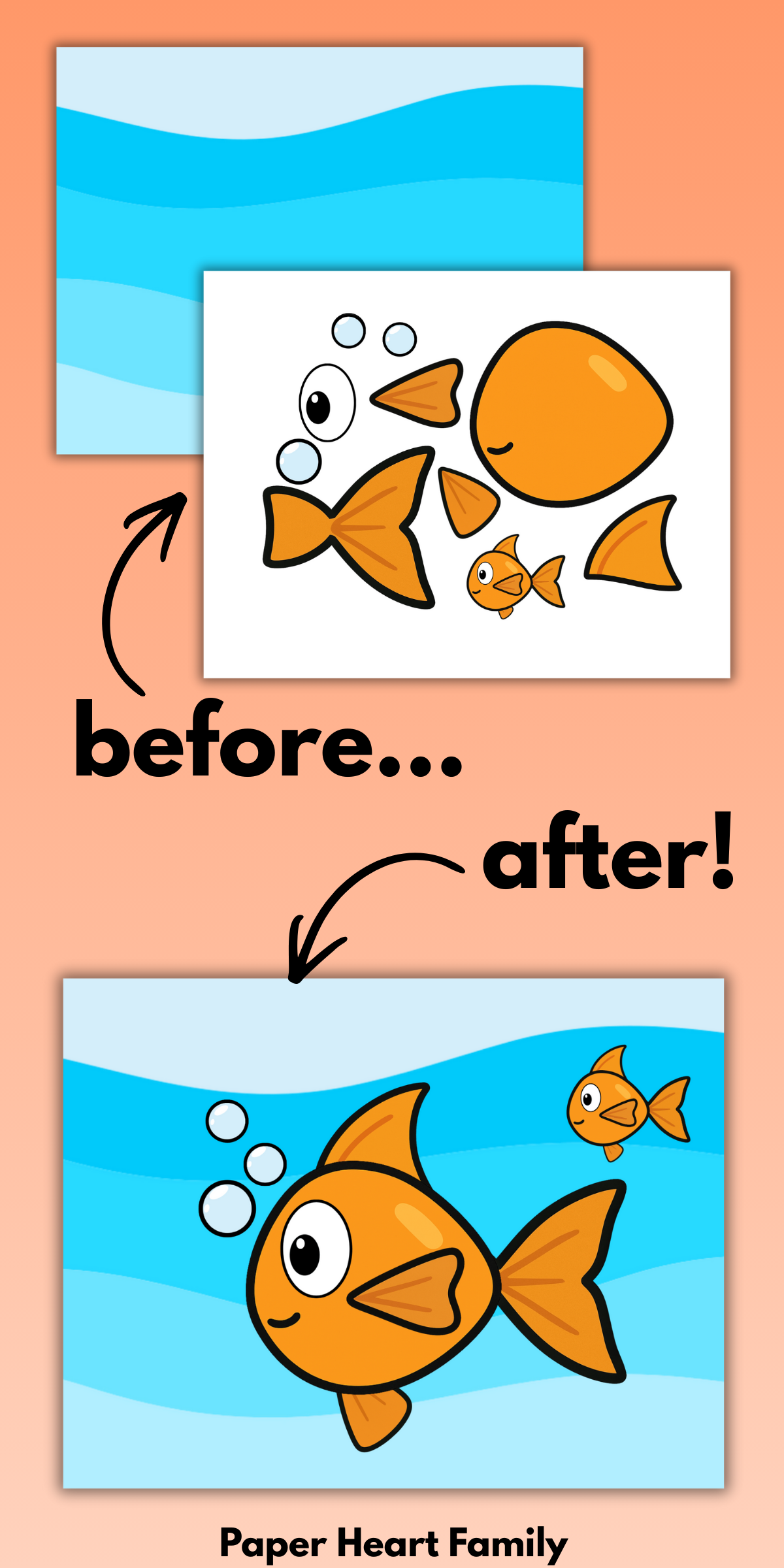 2 Free Printable Fish Crafts For Kids To Make With Paper
