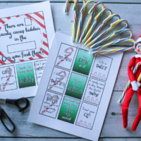 Elf On The Shelf Candy Cane Hunt Supplies