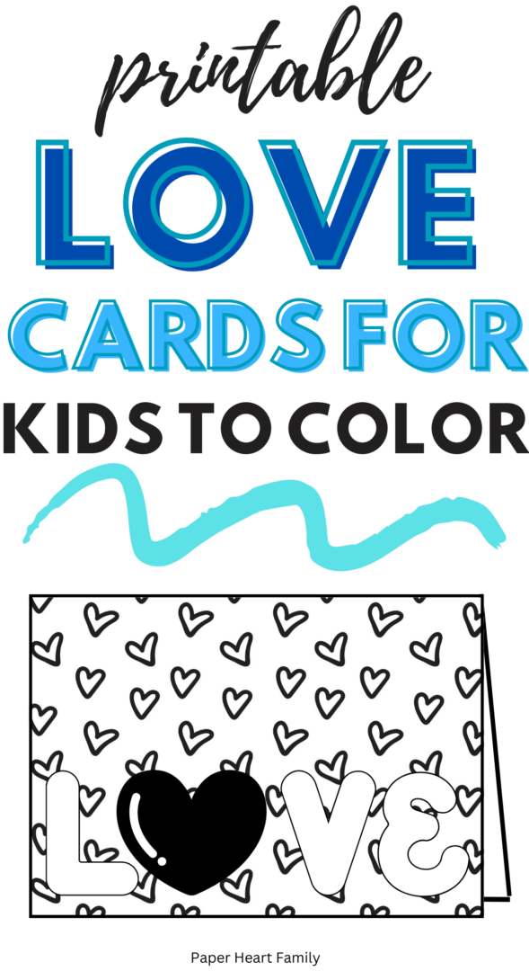 Free Printable I Love You Cards - Free Printable Cards To Color 589x1080 