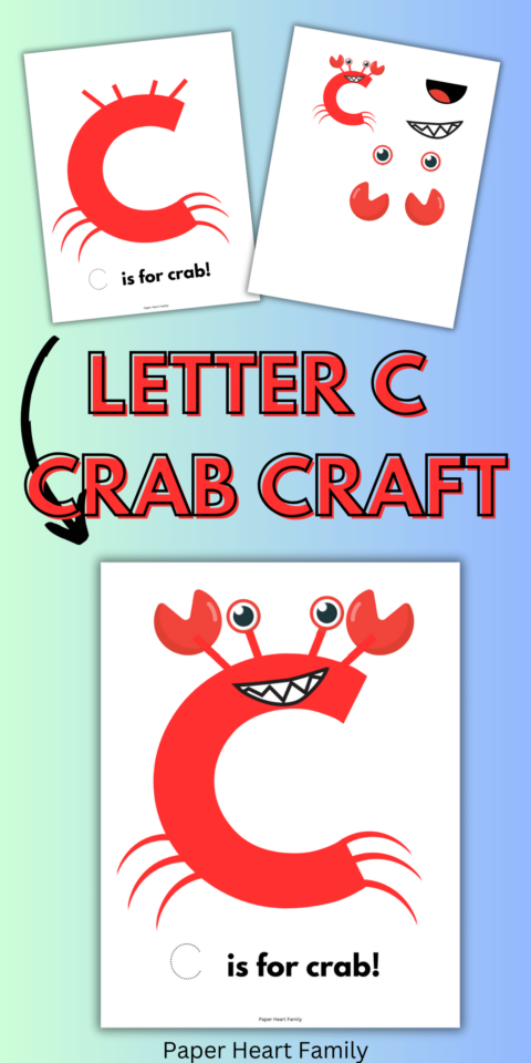 Free Printable Letter Crafts (Just Print, Cut And Paste!)